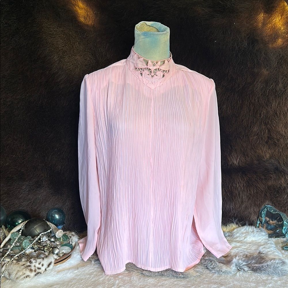Susan Hutton vintage  Pink Women's Top 8 (5225C)